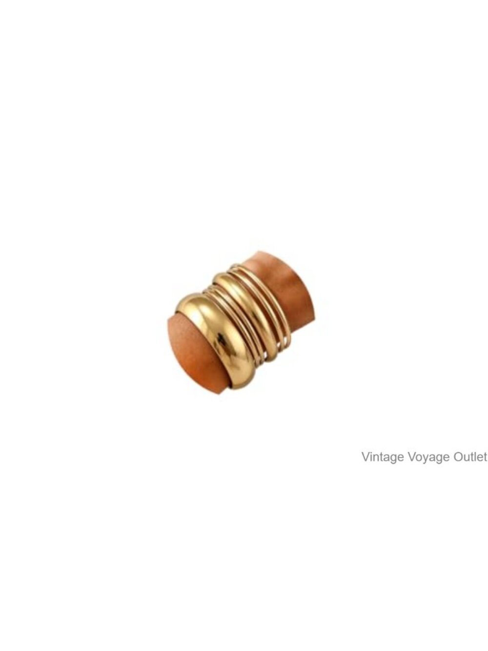 Gold Plated Chunky Bangle Bracelets Stackable Cuff Set